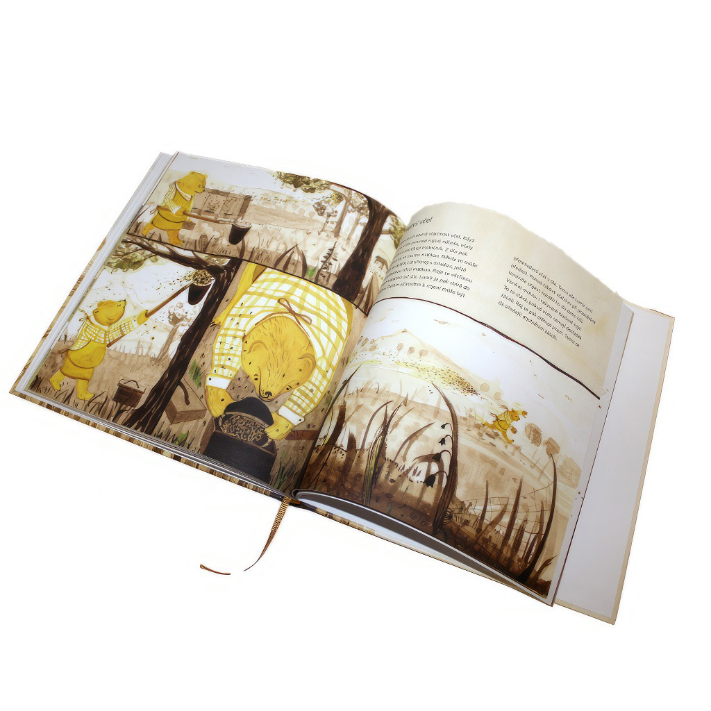 Lumír včelaří, ilustrace, ukázka knihy, život včel, dětské čtení